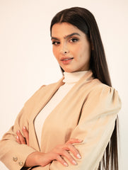 Beige Tailored Blazer | HEYA UAE