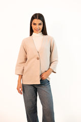 Ivory Minimalist Top | HEYA UAE