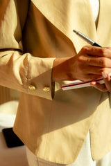 Beige Tailored Blazer | HEYA UAE