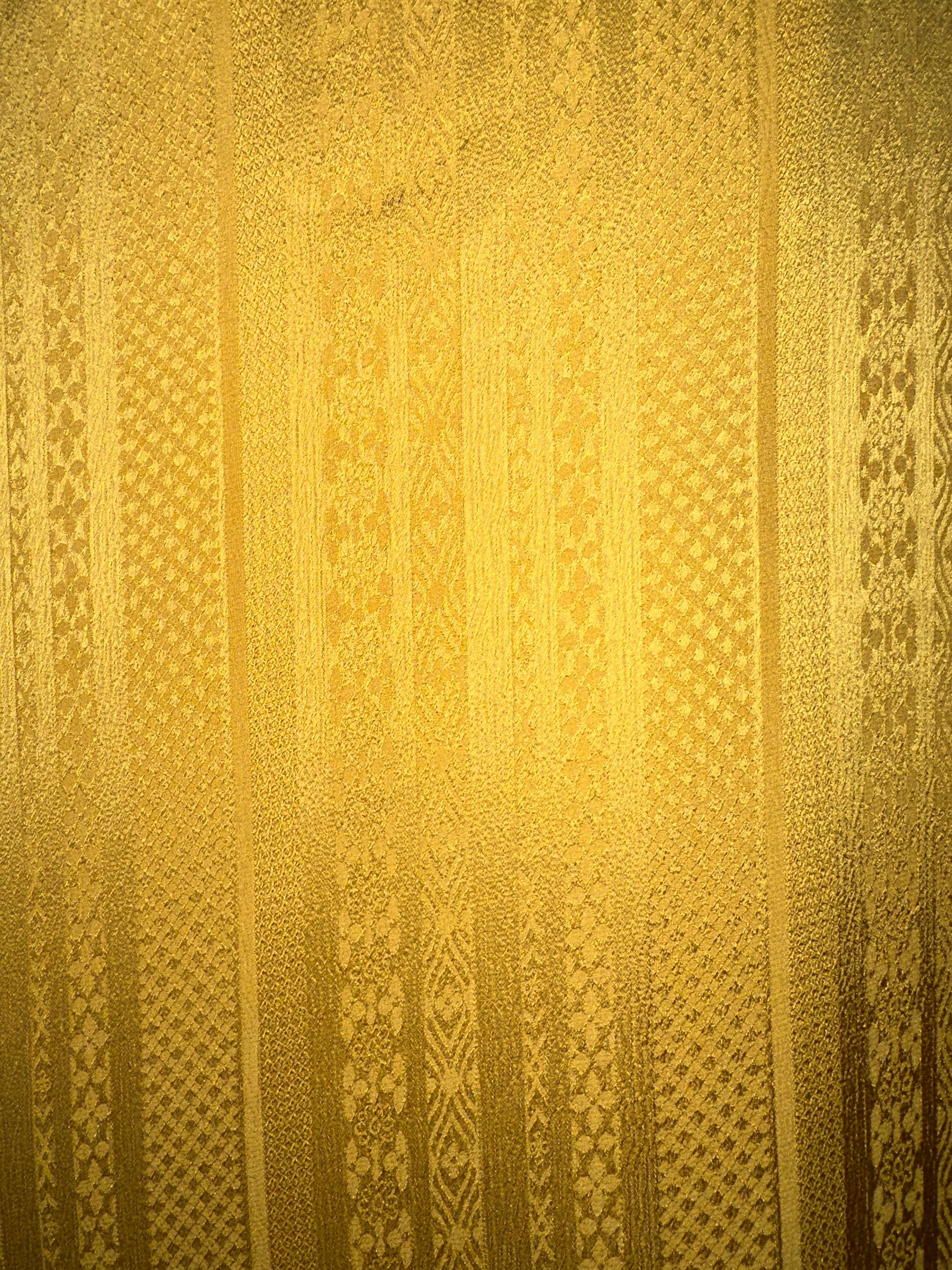 Mustard Relaxed Kaftan Dress